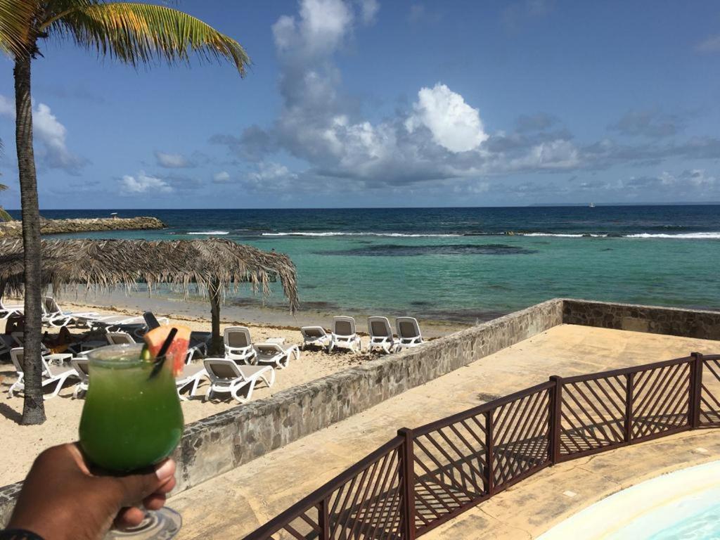 Studio Vue Mer Piscine Plage Kaz Punch Manganao Chez Julie Saint-Francois (Grande-Terre) Exterior foto